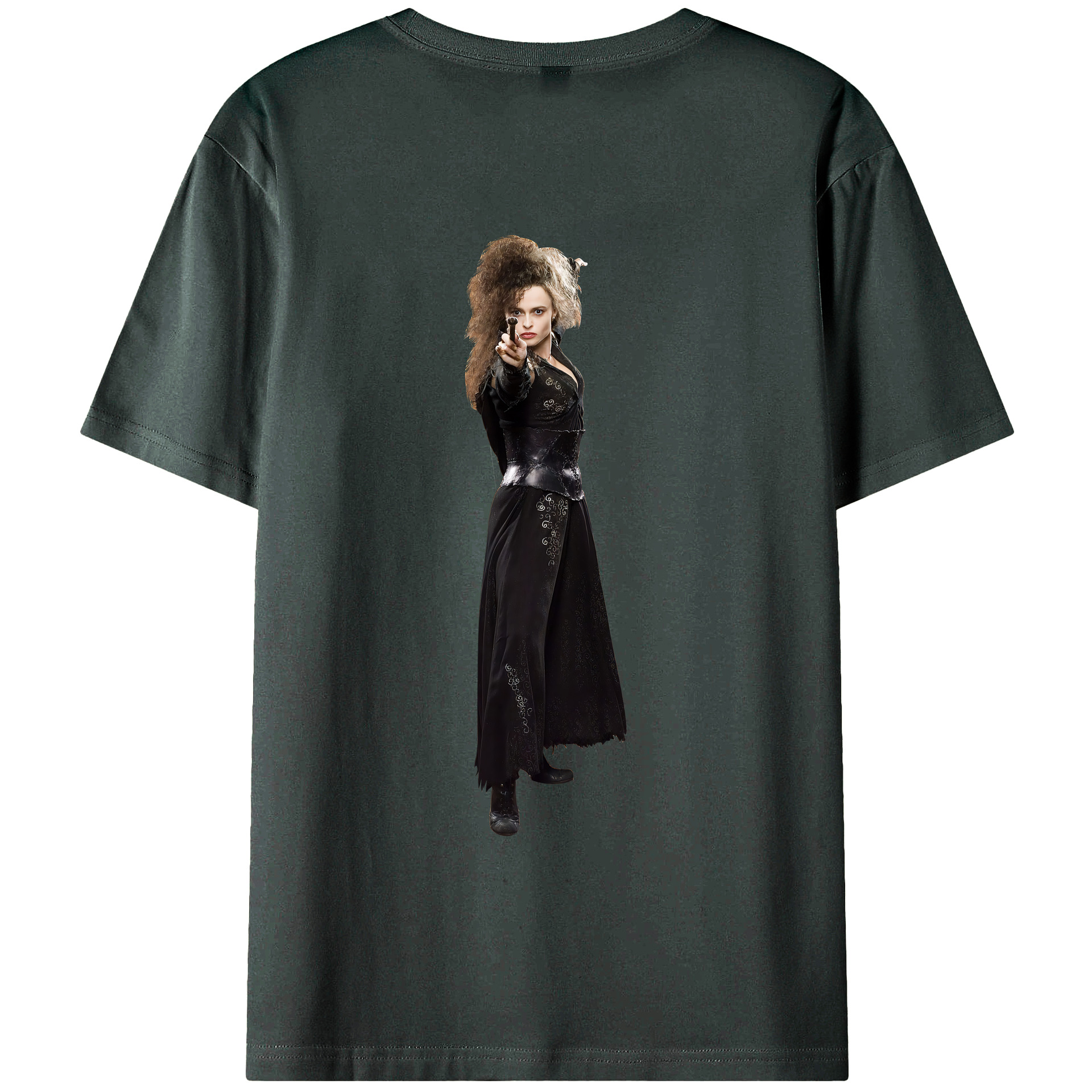 （画像用） Harry Potter ハリー・ポッターシリーズ 綿100％ メンズ半袖Tシャツ（バックプリント） 通気性